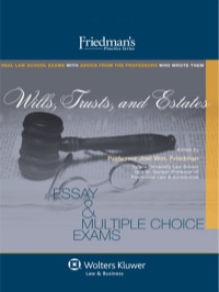 Imagen de portada: Wills, Trusts, and Estates 9780735597983
