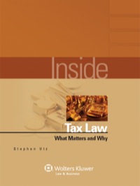 Cover image: Inside Tax Law 9780735594401