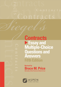 Imagen de portada: Siegel's Contracts 5th edition 9781454809265