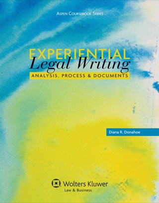 Cover image: Experiential Legal Writing 9780735509634