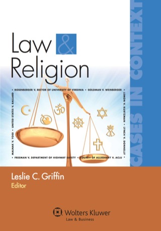 Cover image: Law and Religion: Cases in Context 9780735578197
