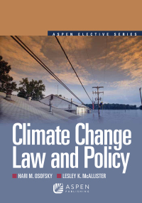 Cover image: Climate Change Law and Policy 9780735577169