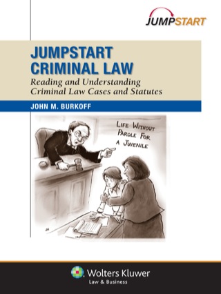 Cover image: Jumpstart Criminal Law 9781454823797