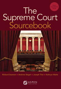 Imagen de portada: Supreme Court Sourcebook 9781454806097