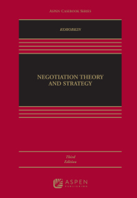 Cover image: Negotiation Theory and Strategy 3rd edition 9781454839262