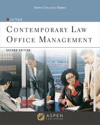 صورة الغلاف: Contemporary Law Office Management 2nd edition 9781454838807