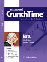 Imagen de portada: Emanuel CrunchTime for Torts 5th edition 9781454840954