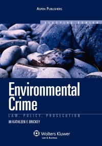 Imagen de portada: Environmental Crime 4th edition 9780735562493