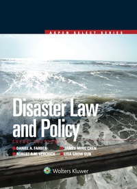 Cover image: Disaster Law and Policy 3rd edition 9781454869252