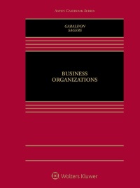 Cover image: Business Organizations 9781454850977