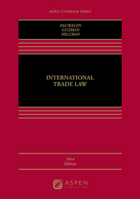 Imagen de portada: International Trade Law 3rd edition 9781454873105