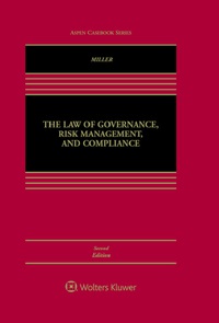 Cover image: The Law of Governance, Risk Management, and Compliance 2nd edition 9781454881988