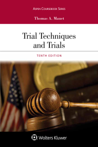 Omslagafbeelding: Trial Techniques and Trials 10th edition 9781454886532