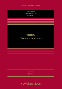 Cover image: Torts 4th edition 9781454875758