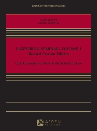 表紙画像: Lawyering Seminar Volume I 9781454890959