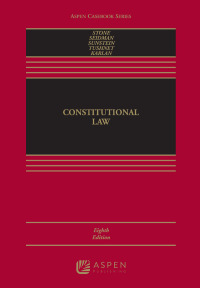 Imagen de portada: Constitutional Law 8th edition 9781454876670