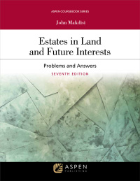 Imagen de portada: Estates in Land and Future Interests 7th edition 9781454895350