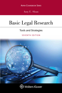 Cover image: Basic Legal Research 7th edition 9781454894018