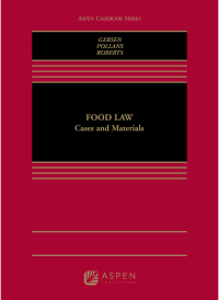 Cover image: Food Law and Policy 9781454858058