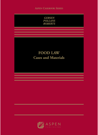 Cover image: Food Law 9781454858058
