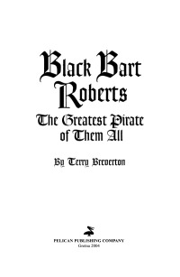 Titelbild: Black Bart Roberts 9781589802339