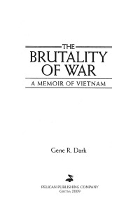 Cover image: The Brutality of War 9781589807150