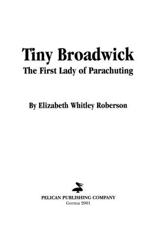 Cover image: Tiny Broadwick 9781565547803