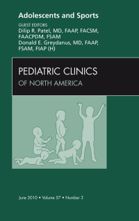 Imagen de portada: Adolescents and Sports, An Issue of Pediatric Clinics 9781437720068
