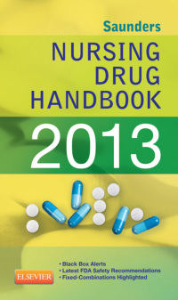 Imagen de portada: Saunders Nursing Drug Handbook 2013 9781455707232