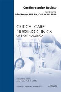 Cover image: Cardiac Review, An Issue of Critical Care Nursing Clinics 9781455706655