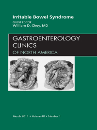 صورة الغلاف: Irritable Bowel Syndrome, An Issue of Gastroenterology Clinics 9781455704507