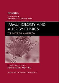 Cover image: Rhinitis, An Issue of Immunology and Allergy Clinics 9781455704613