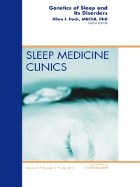 Omslagafbeelding: Genetics and Sleep, An Issue of Sleep Medicine Clinics 9781455705054
