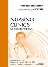 Titelbild: Patient Education, An Issue of Nursing Clinics 9781455710393