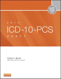 Cover image: 2014 ICD-10-PCS Draft Edition 9781455722891