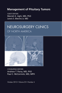 Imagen de portada: Management of Pituitary Tumors, An Issue of Neurosurgery Clinics 9781455749461