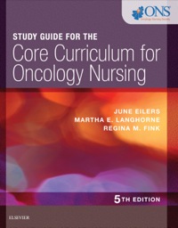 Cover image: Study Guide for the Core Curriculum for Oncology Nursing 5th edition 9781455754199