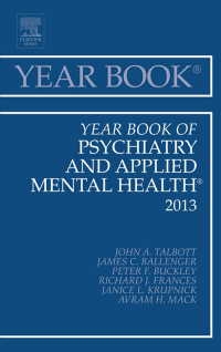 表紙画像: Year Book of Psychiatry and Applied Mental Health 2013 9781455772889