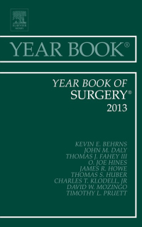 Imagen de portada: Year Book of Surgery 2013 9781455772919