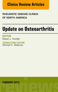 Cover image: Update on Osteoarthritis, An Issue of Rheumatic Disease Clinics 9781455773282