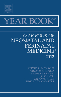 表紙画像: Year Book of Neonatal and Perinatal Medicine 2012 9780323091084