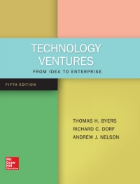 Imagen de portada: ISE TECH VENTURES: IDEA ENTERPRISE 5th edition 9781259875991