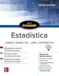 Imagen de portada: Schaum's Estadística 6th edition 9786071514639