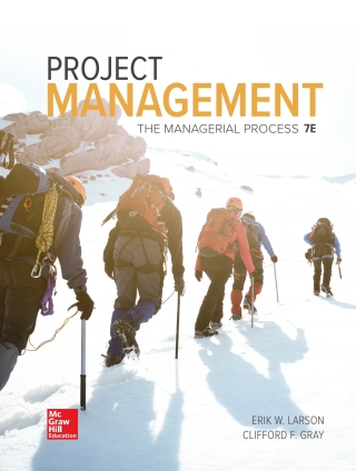 Imagen de portada: ISE Project Management: The Managerial Process 7th edition 9781259666094