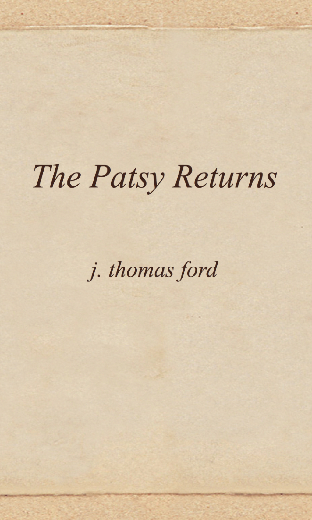 The Patsy Returns (eBook)