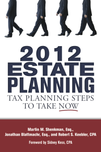 表紙画像: 2012 Estate Planning
