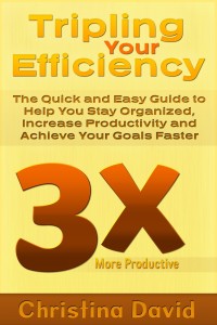Omslagafbeelding: Tripling Your Efficiency: The Quick and Easy Guide to Help You Stay Organized, Increase Productivity and Achieve Your Goals Faster