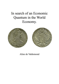 Cover image: In Search of an Economic Quantum In the World Economy.
