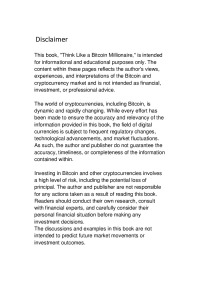 Cover image: Think Like a Bitcoin Millionaire 9781456647605
