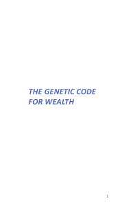 صورة الغلاف: The Genetic Code Of Wealth 9781456647872